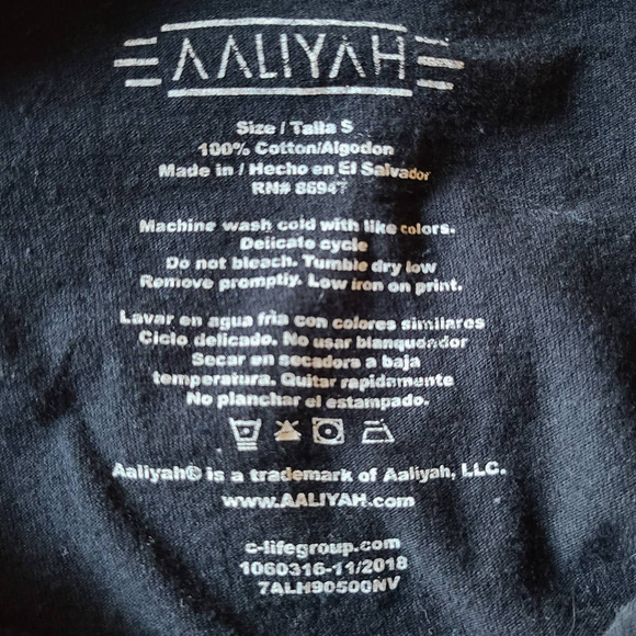 AALIYAH R&B Music Short Sleeve Graphic Band Tee Women's‎ Size Small - Picture 4 of 6